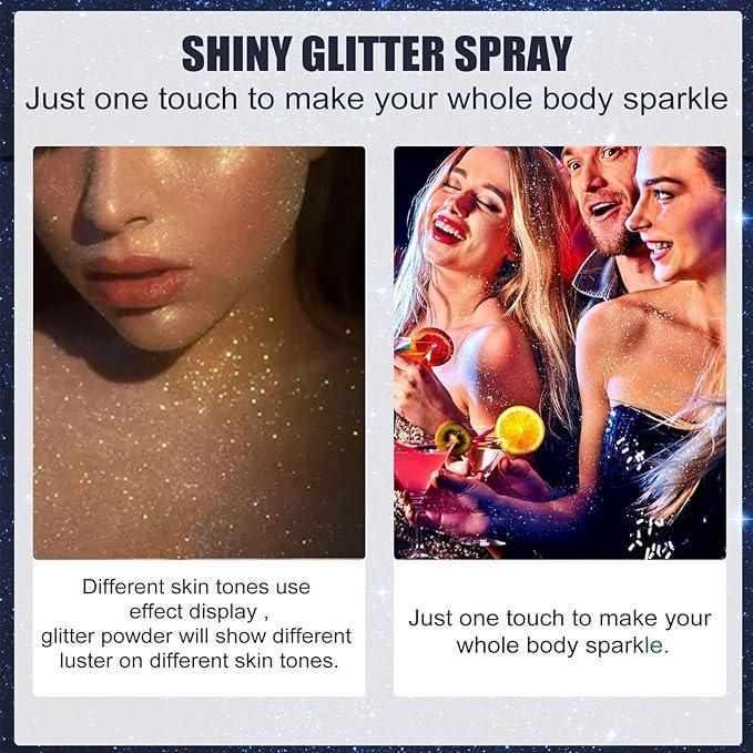 Body Glitter Spray 60ml Bright Glitter Face Makeup Spray 60ml